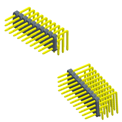 2.00mmPin Header three/four Row 90°